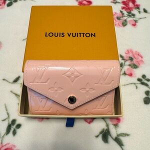 LV Pink Embossed Wallet